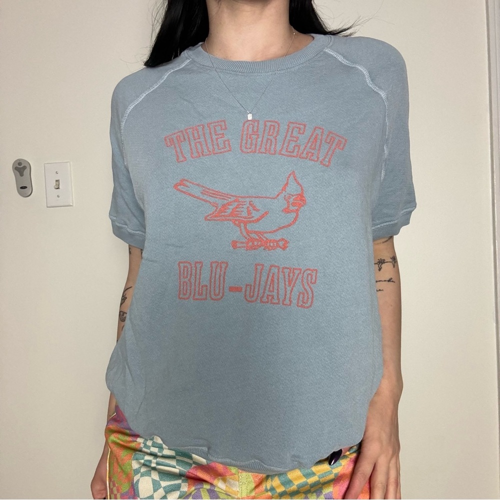 The Great Blu-Jays Short Sleeve Sweater XS